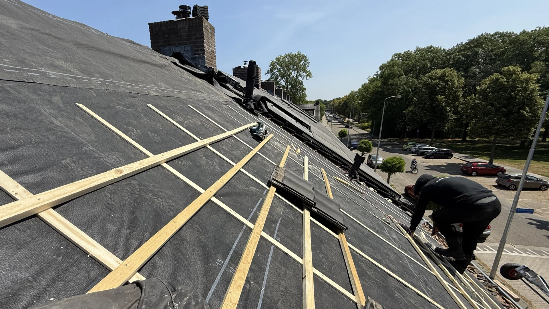 Daklekkage verhelpen